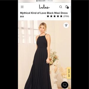 Lulu’s Black Dress
